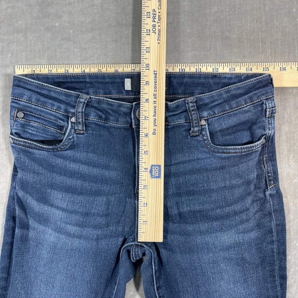 Kut From The‎ Kloth Donna Womens 6 Skinny Jeans Dark Wash Denim Comfort Stretch